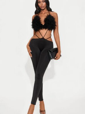Jumpsuit in Black 83% polyester