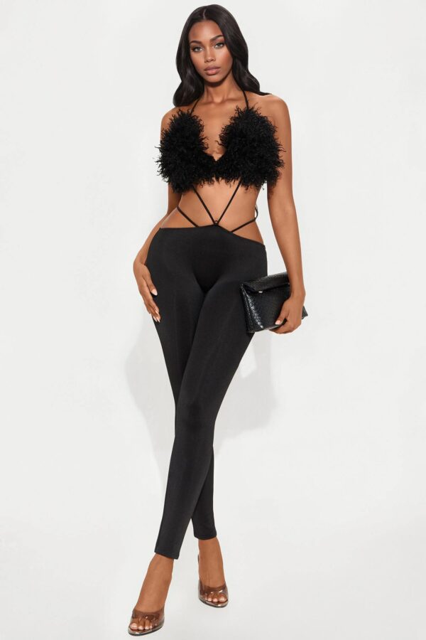 Jumpsuit in Black 83% polyester