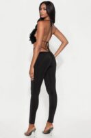 Jumpsuit in Black 83% polyester