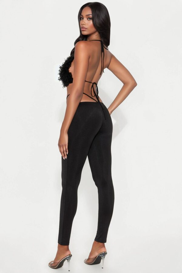 Jumpsuit in Black 83% polyester