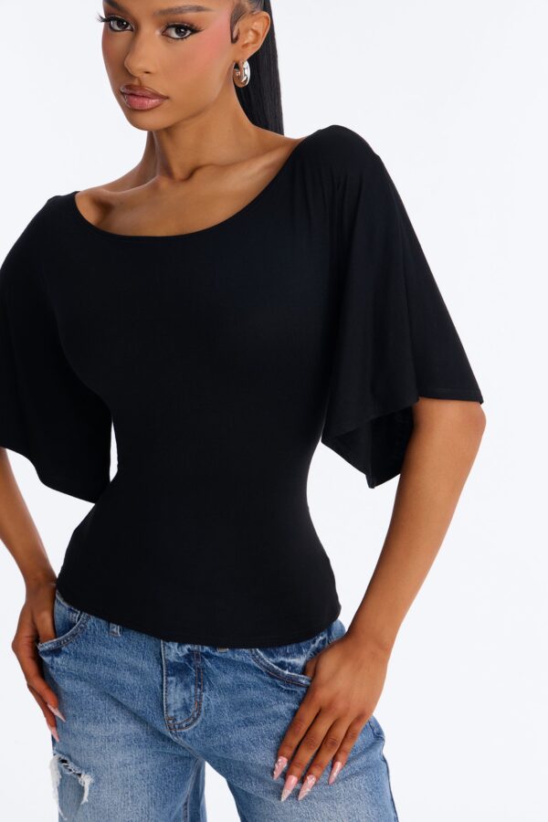 Blouse in Black 95% rayon