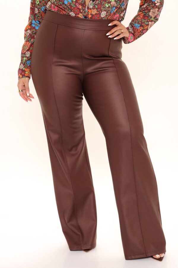 Brown Dress with wide leg
