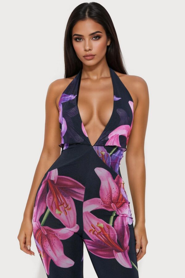 Black and Pink Jumpsuit