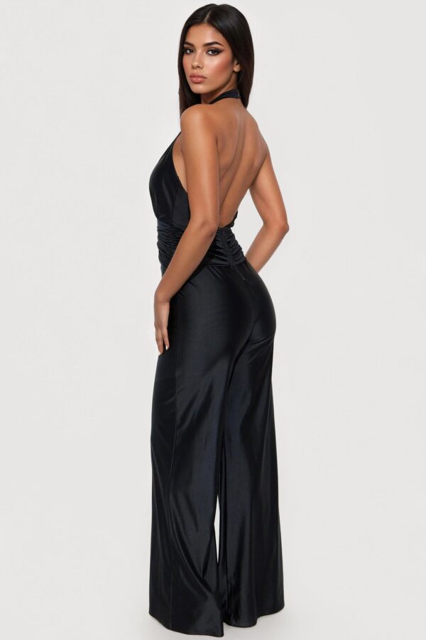 Jumpsuit in Black 82% nylon