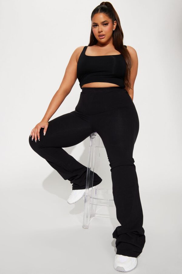 Pants with a high waist