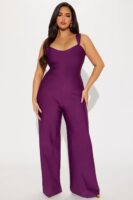 Jumpsuit with v-neck
