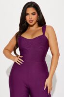 Jumpsuit with v-neck