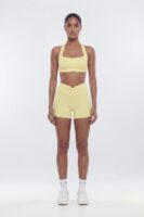 Yellow Piece with square neck