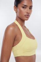 Yellow Piece with square neck