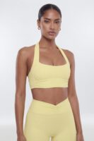 Yellow Piece with square neck