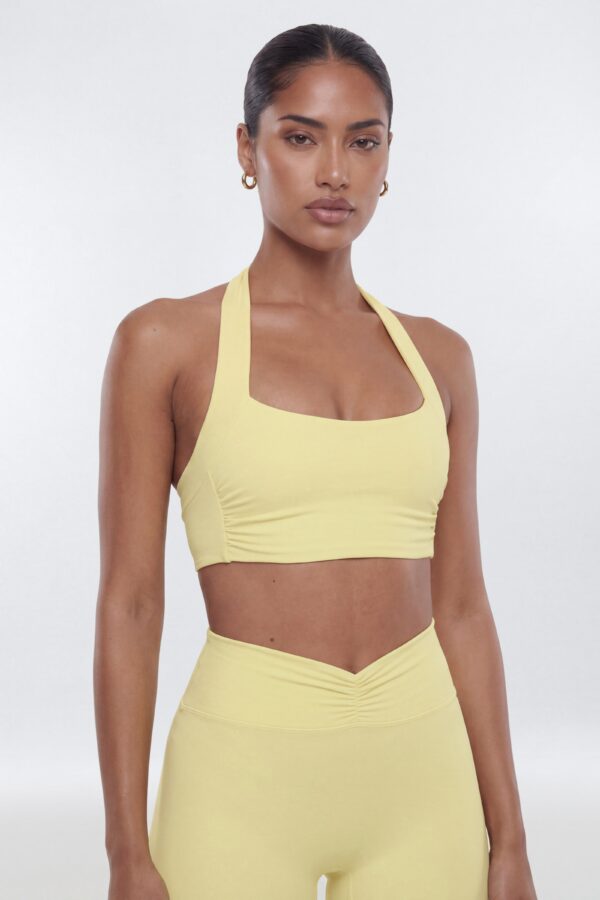 Yellow Piece with square neck