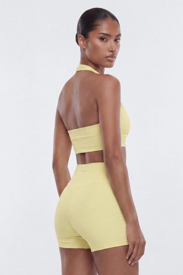 Yellow Piece with square neck