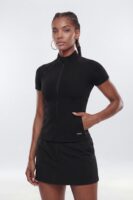 Black Mock-Neck Jacket