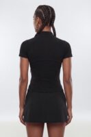 Black Mock-Neck Jacket