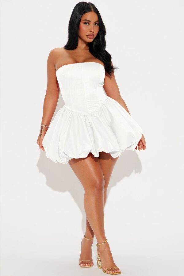 Dress in White 97% cotton