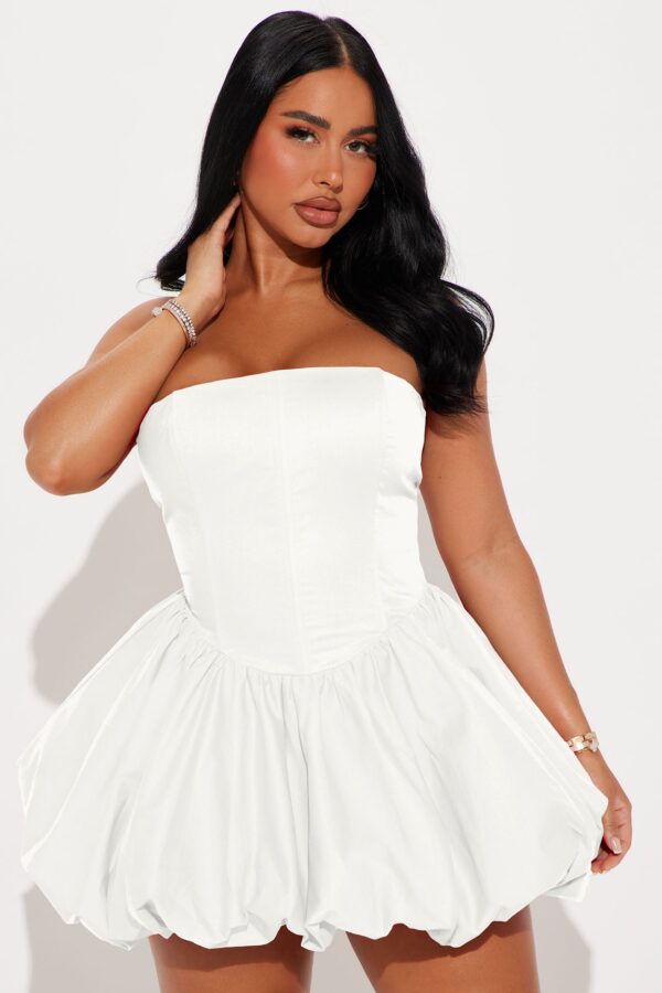 Dress in White 97% cotton