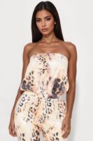 Ivory Jumpsuit with wide leg