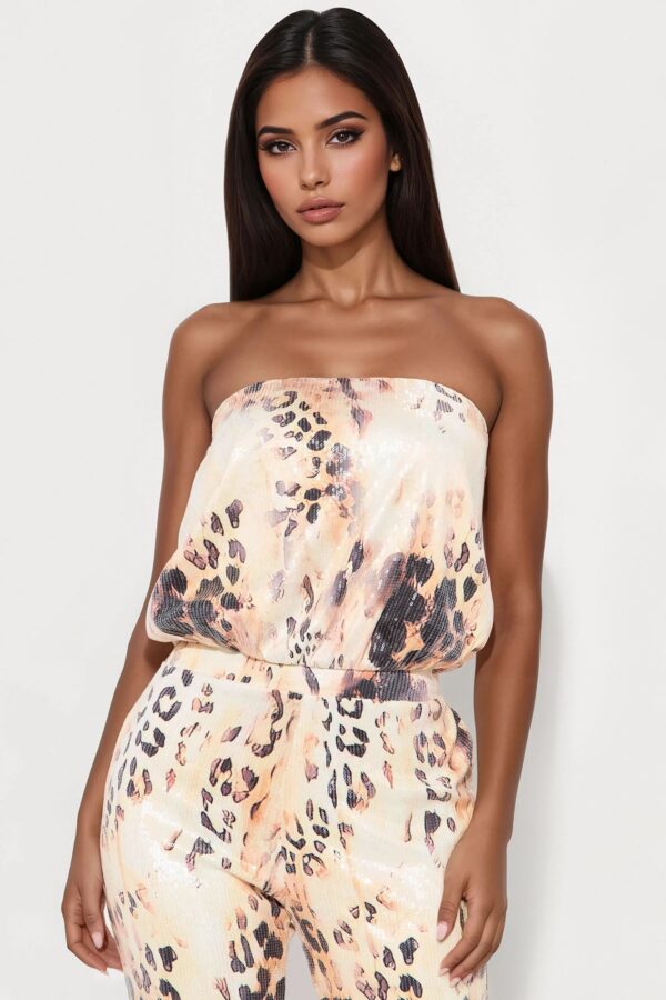 Ivory Jumpsuit with wide leg