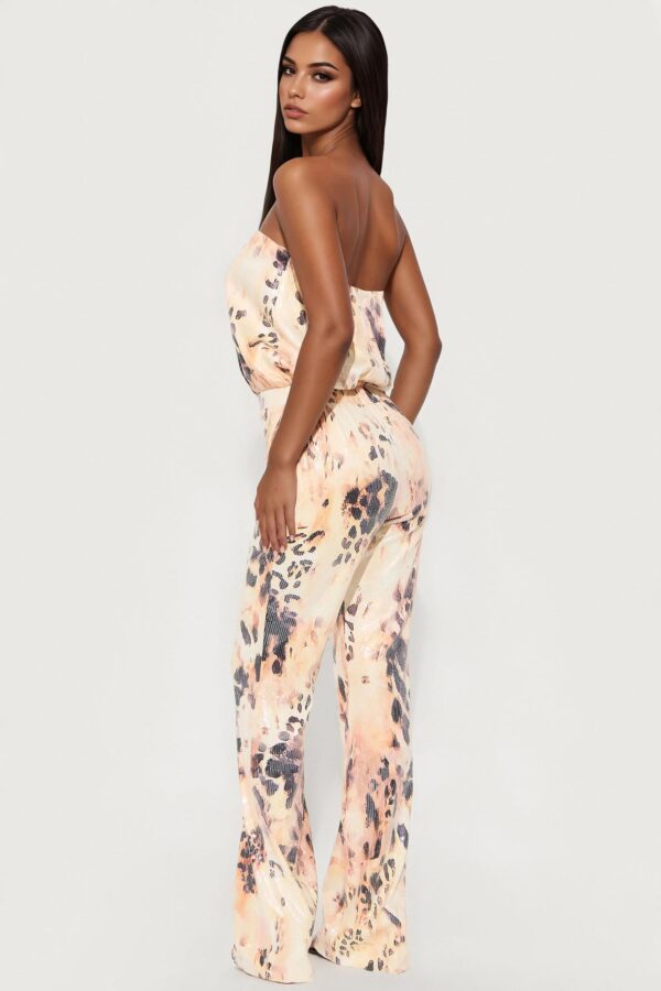 Ivory Jumpsuit with wide leg