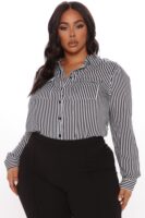White and Navy Shirt