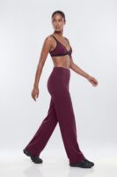 ButterSoft 34″ Mid Rise Straight Leg Active Pant - Merlot
