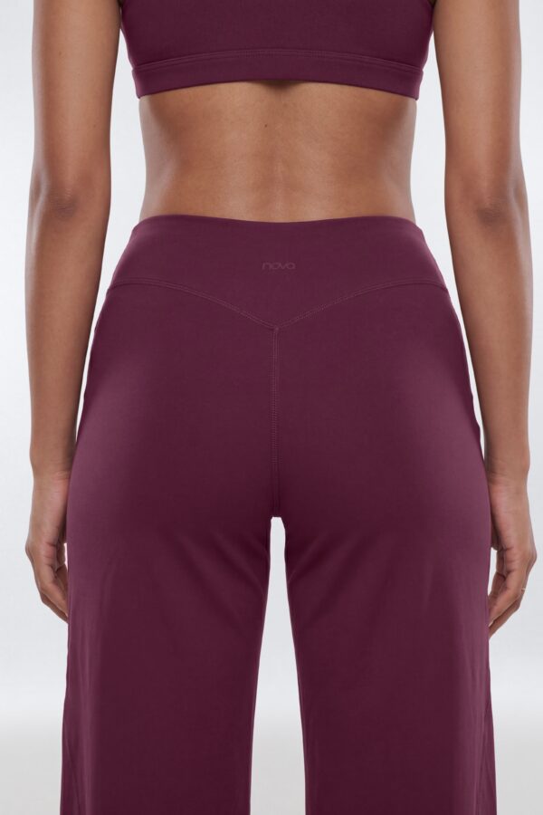 ButterSoft 34″ Mid Rise Straight Leg Active Pant - Merlot