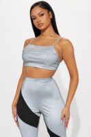 Leggings in Black and Silver