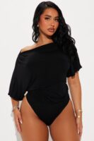 Bodysuit in Black 95% modal