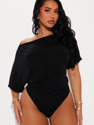 Bodysuit in Black 95% modal