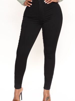 Pants in Black 71% cotton