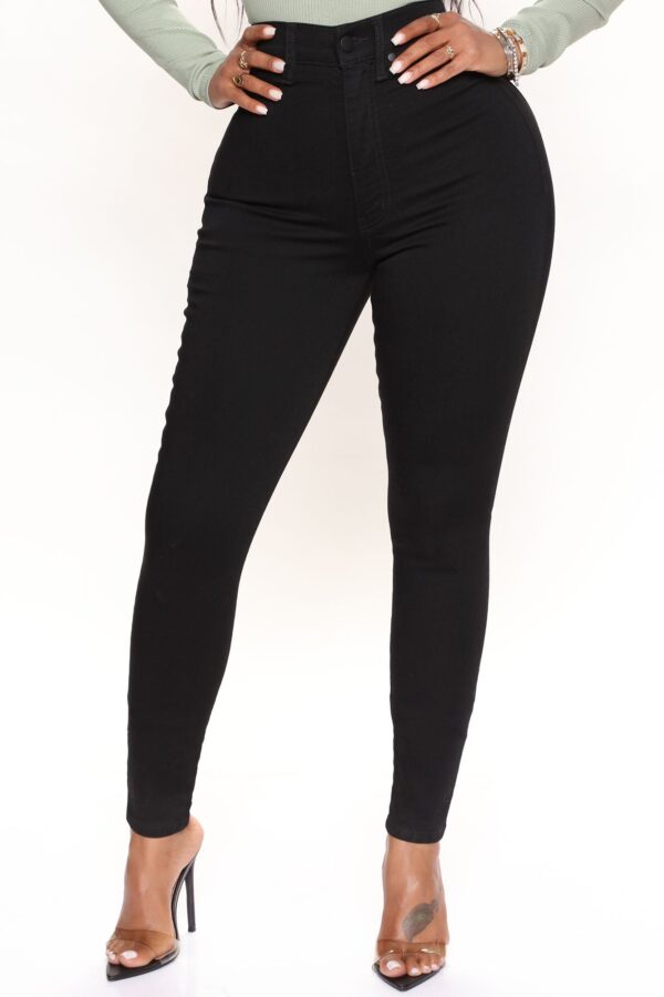 Pants in Black 71% cotton