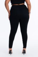 Miami Booty Lifting High Rise Stretch Skinny Jeans - Black