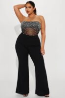 Wide-Leg Jumpsuit in Black
