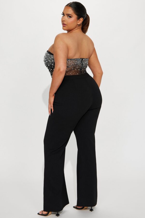 Wide-Leg Jumpsuit in Black