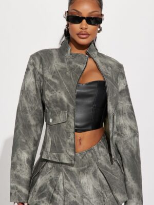 Jacket with a mini