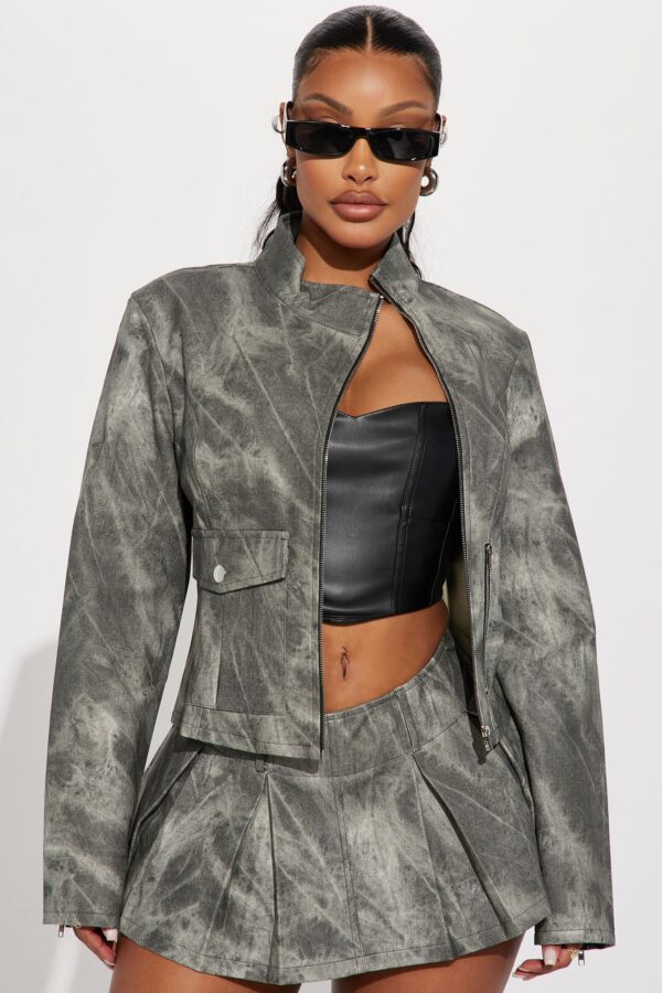 Jacket with a mini