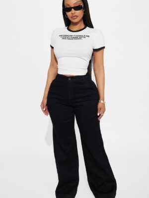 Pants in Black 70% cotton