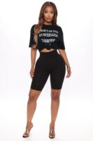 Shorts in Black 95% cotton