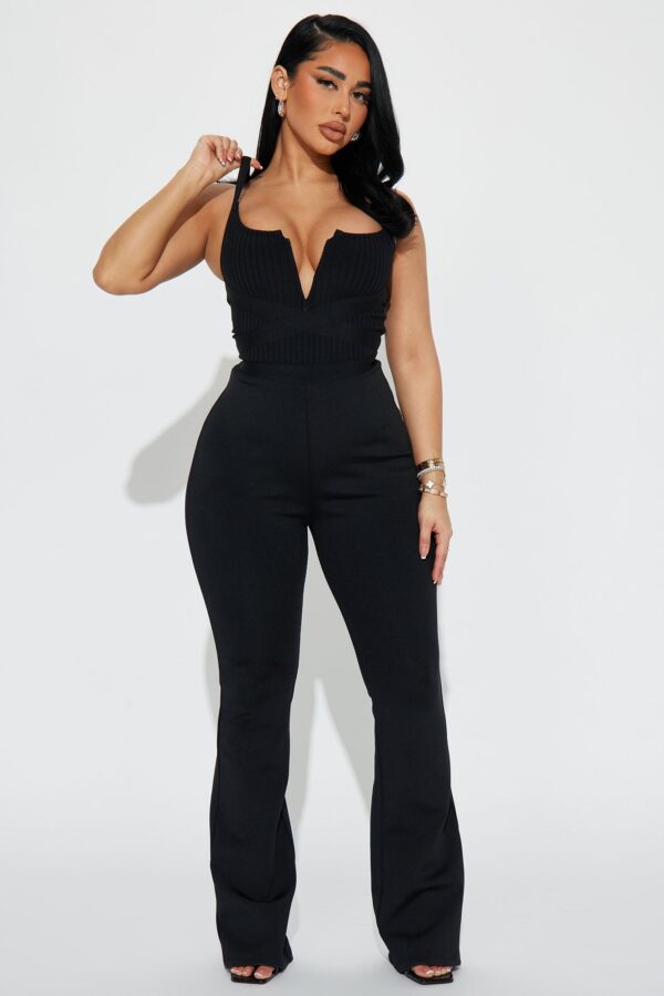V-Neck Jumpsuit