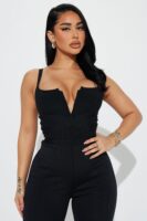 V-Neck Jumpsuit