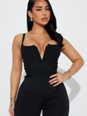 V-Neck Jumpsuit