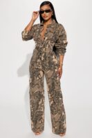 Jumpsuit with wide leg