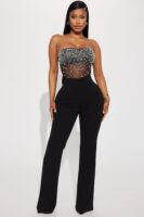 Wide-Leg Jumpsuit in Black