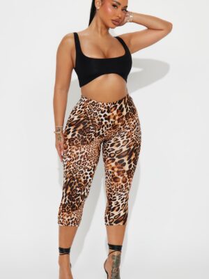 Leggings in Brown 96% polyester