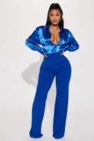 Dress with wide leg