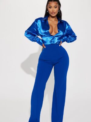 Dress with wide leg