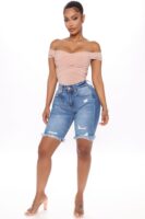 Shorts in Blue and Denim