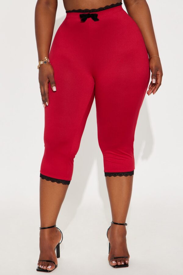 Ladies Kit Red Leggings