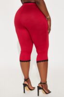 Ladies Kit Red Leggings