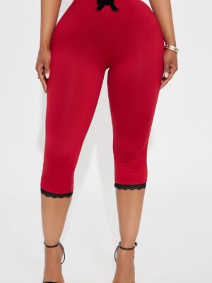 Ladies Kit Red Leggings